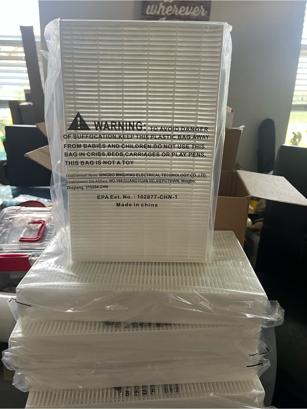 Replacement HEPA Air Purifier Filter - White